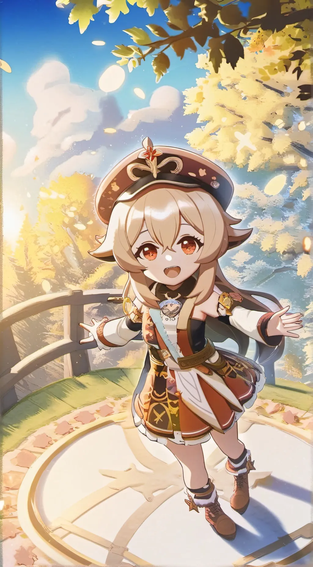 ai character: Klee[genshin] background