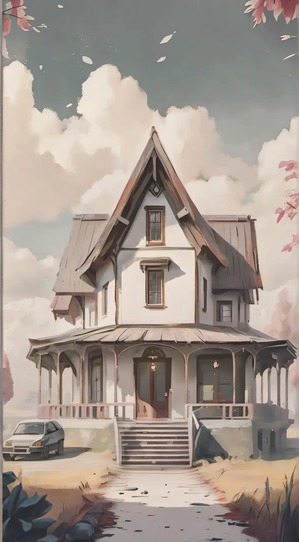 ai character: ur house background