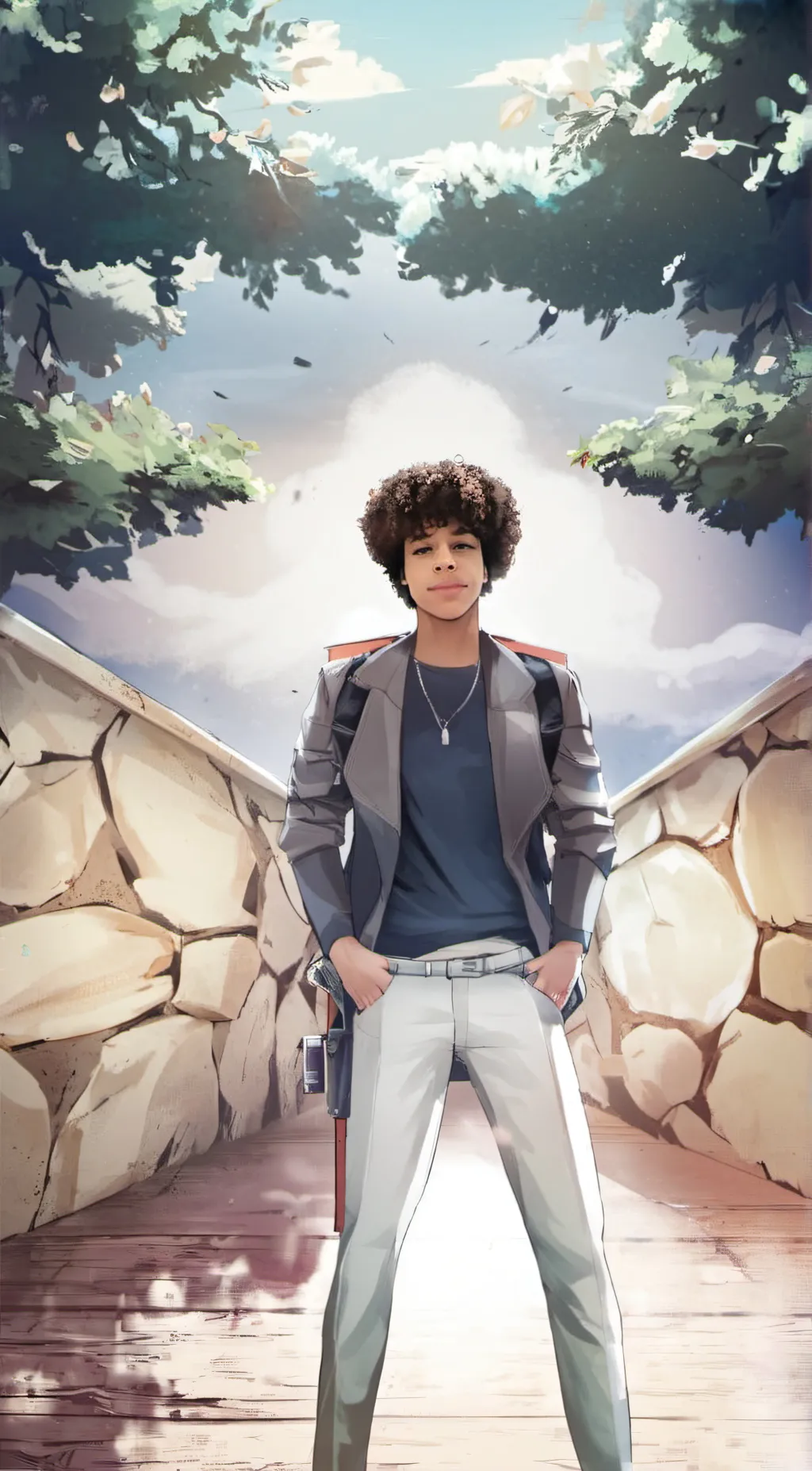 ai character: Kaleb background