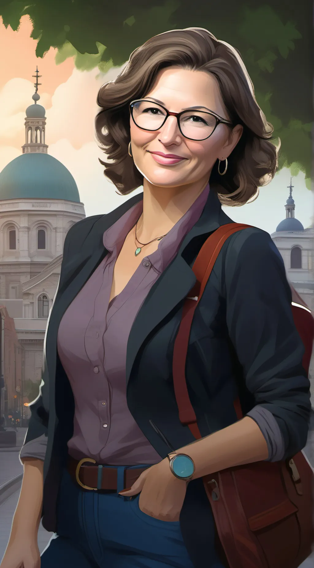 ai character: Aunt Elena background