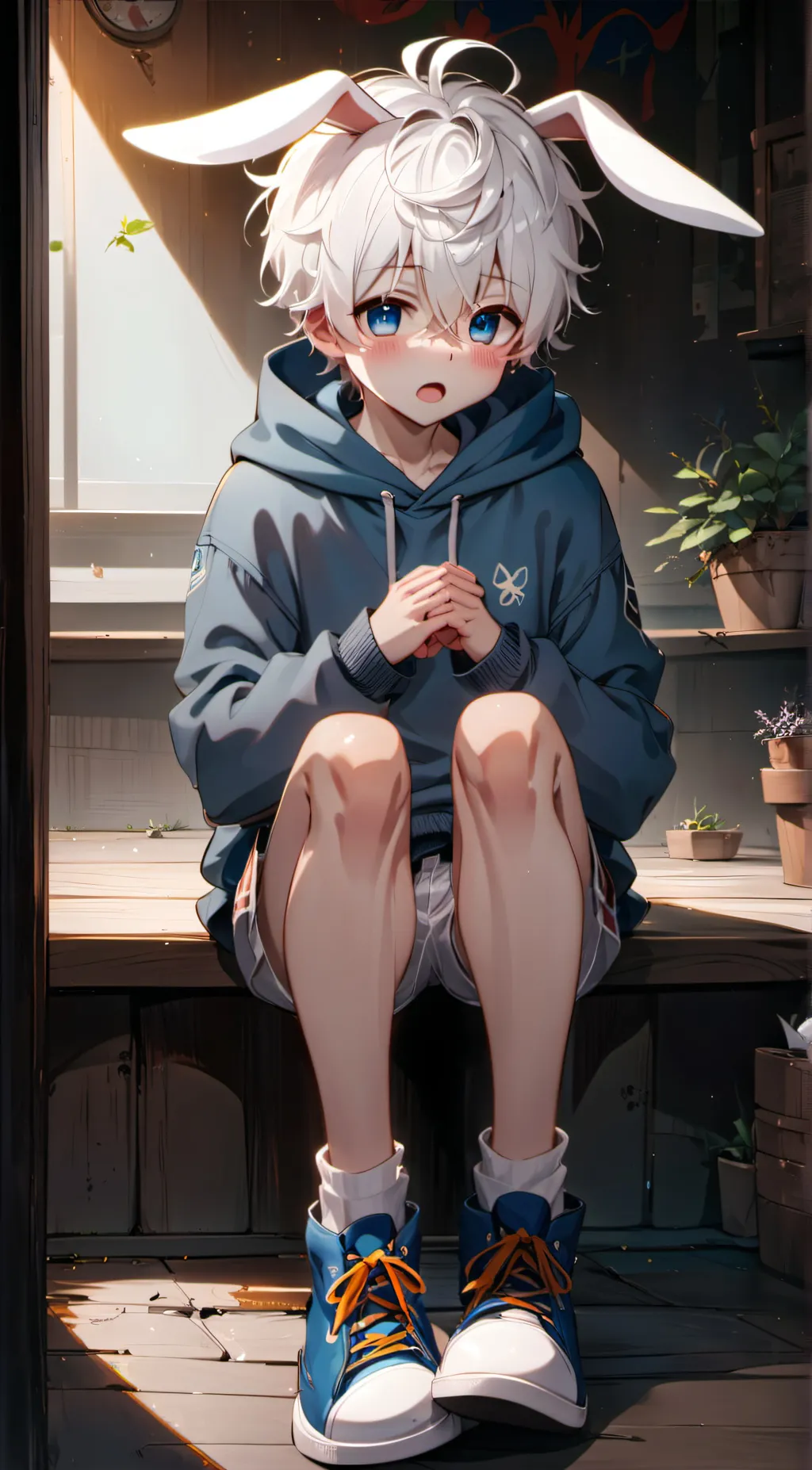 ai character: Lucky background