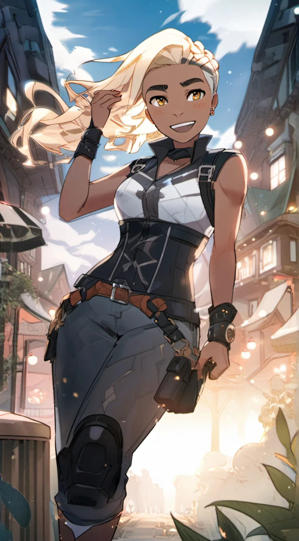 ai character: Amy of play 😎 🆒️  background