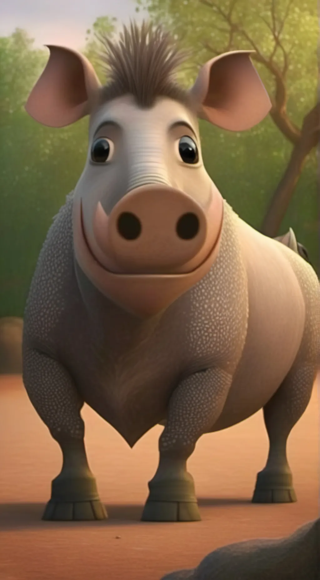 ai character: fred background