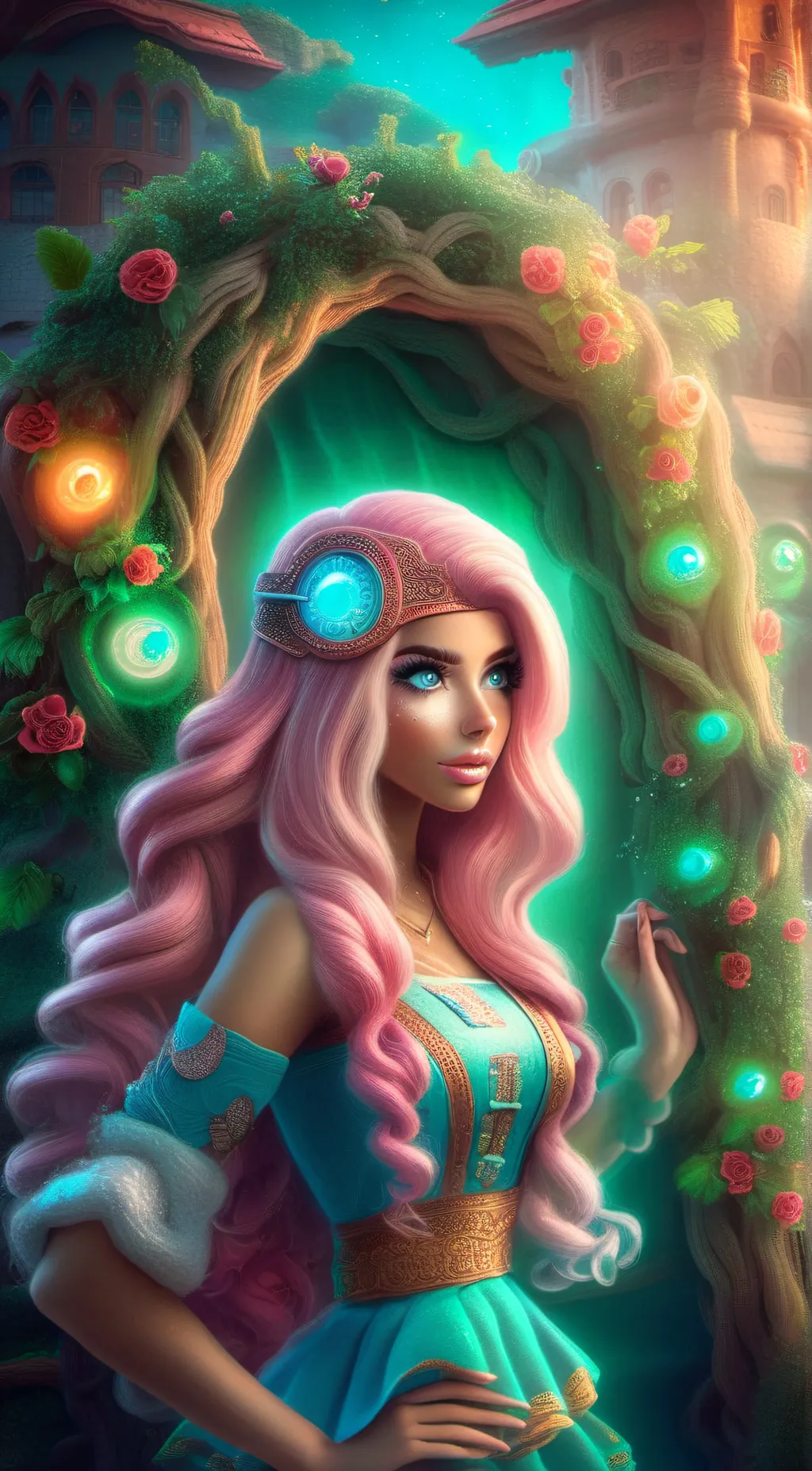 ai character: Fluttershy background