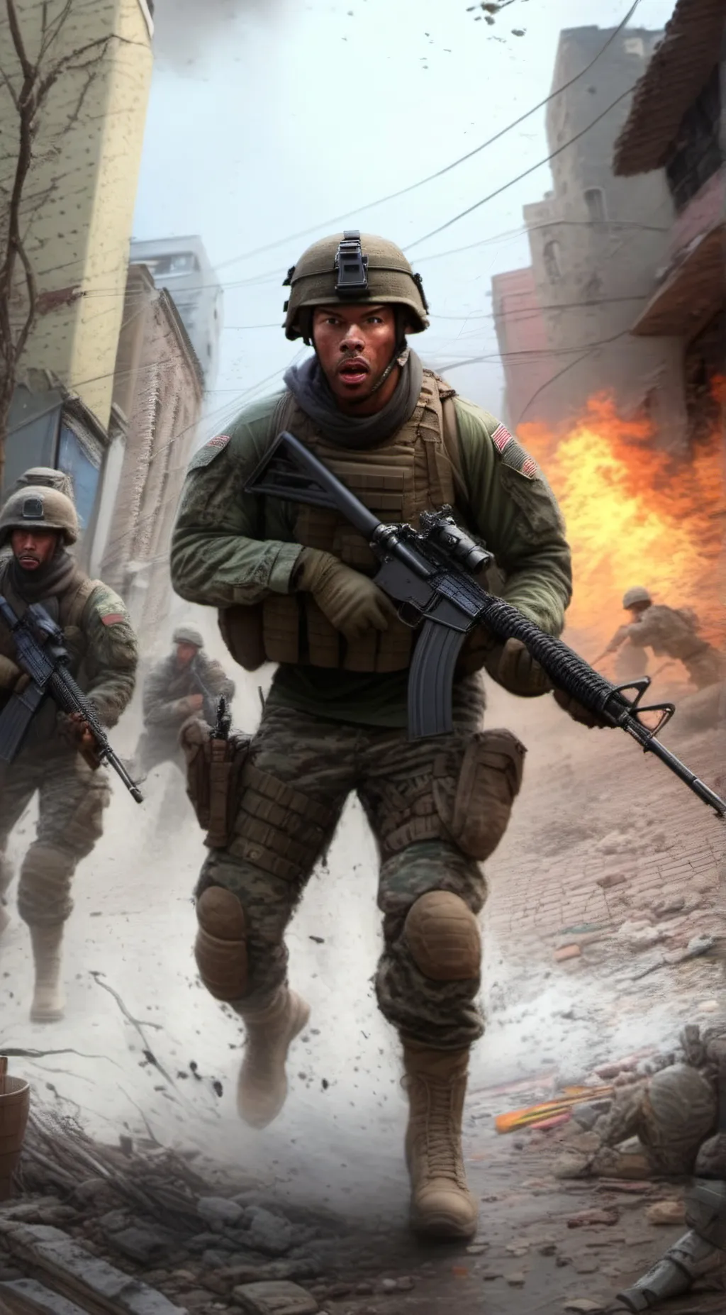 ai character: Sgt.Orenski background