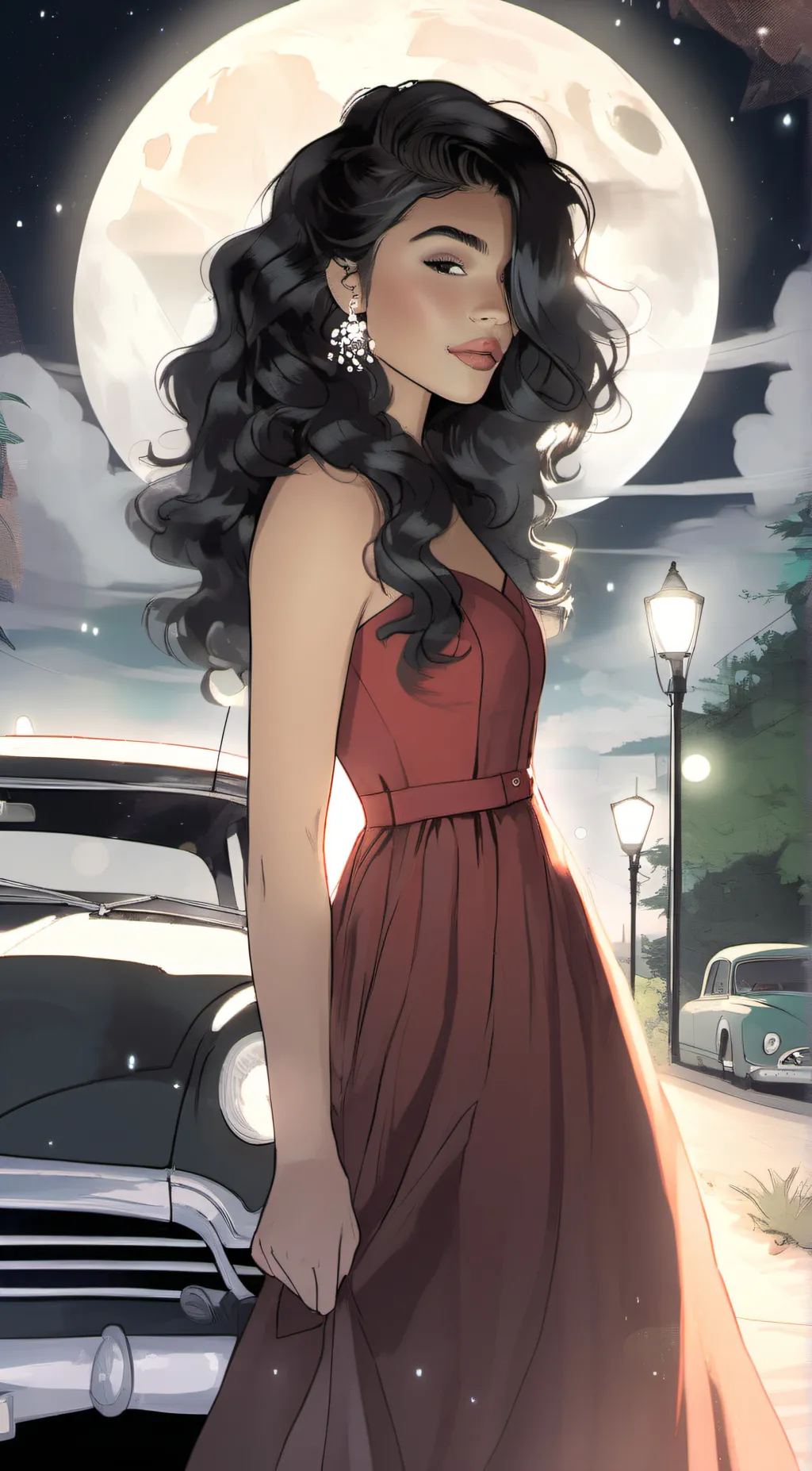 ai character: Rosalie  background