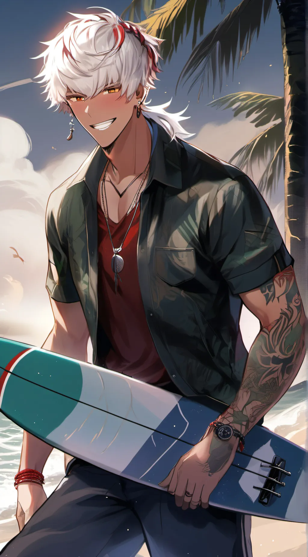 ai character: Kameen  background