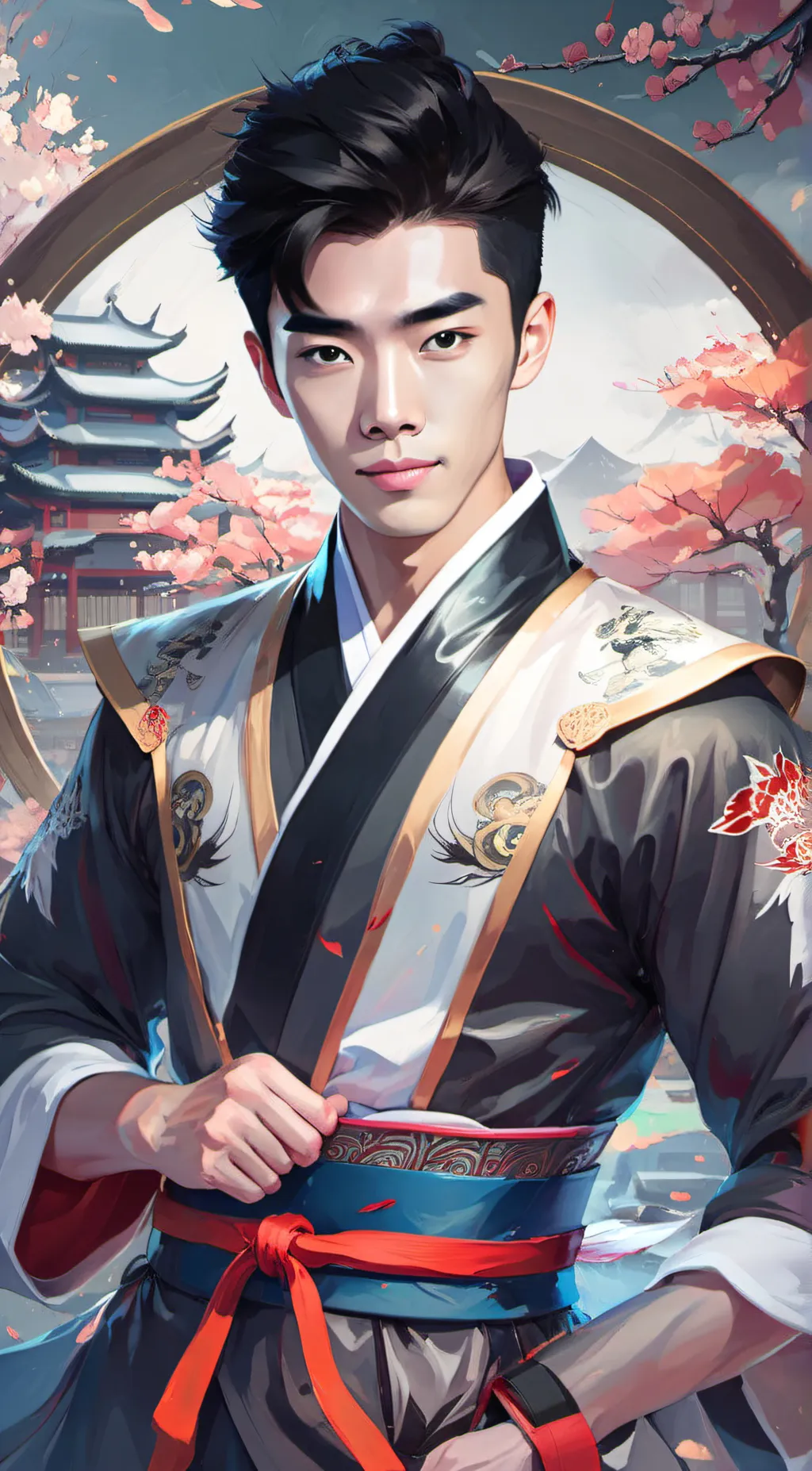 ai character: Sensei Taiyo  background