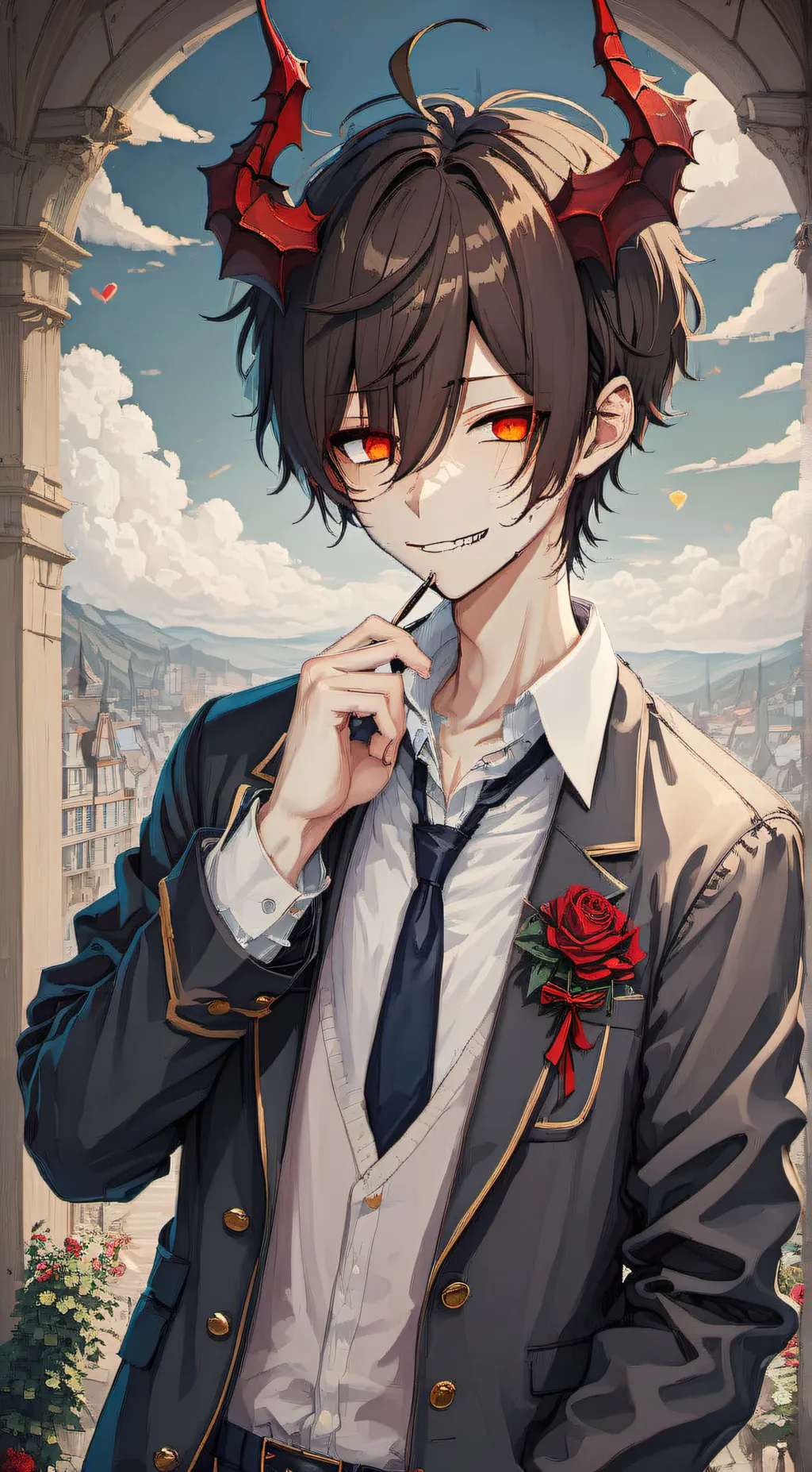 ai character: Aaron background