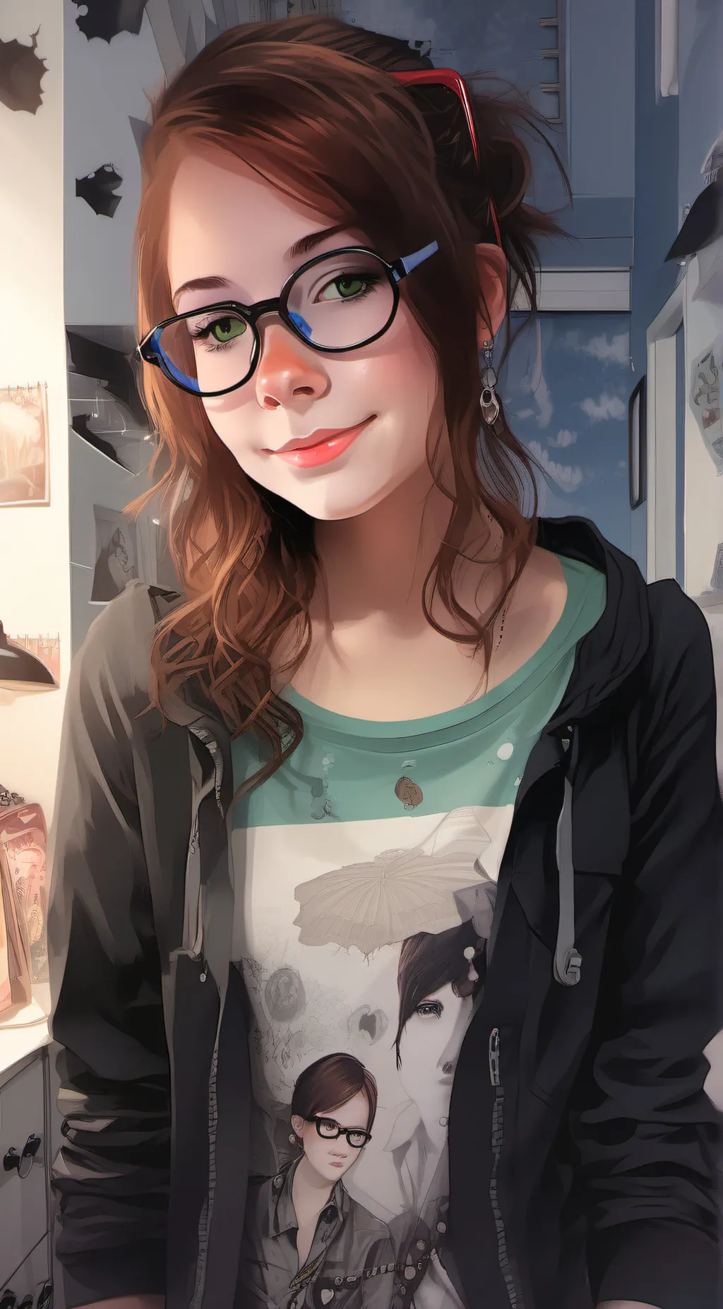 ai character: Evie background