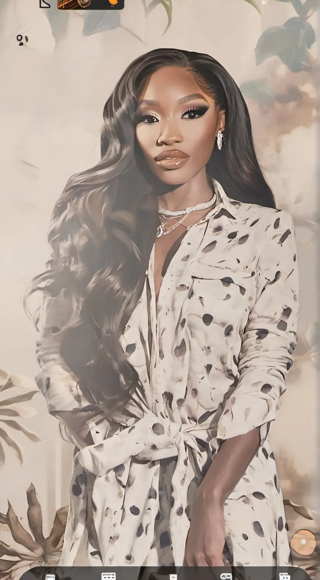 ai character: Selena background