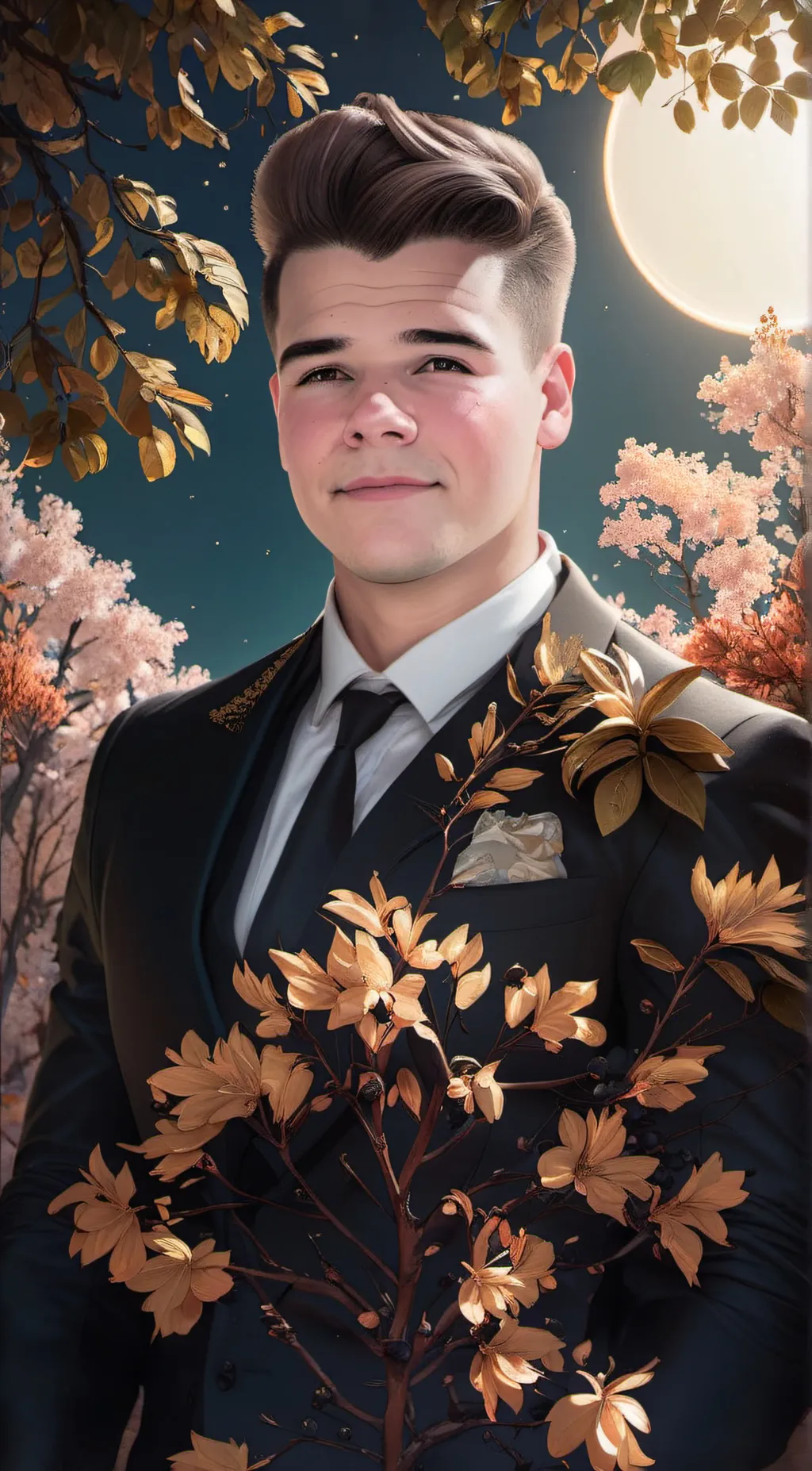 ai character: jelly background