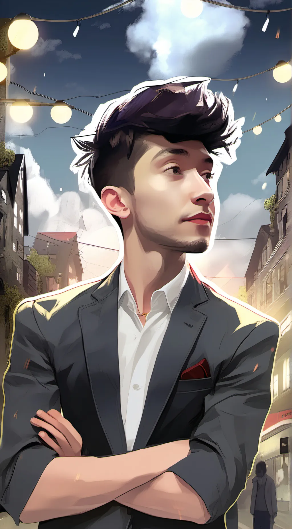 ai character: ryu background