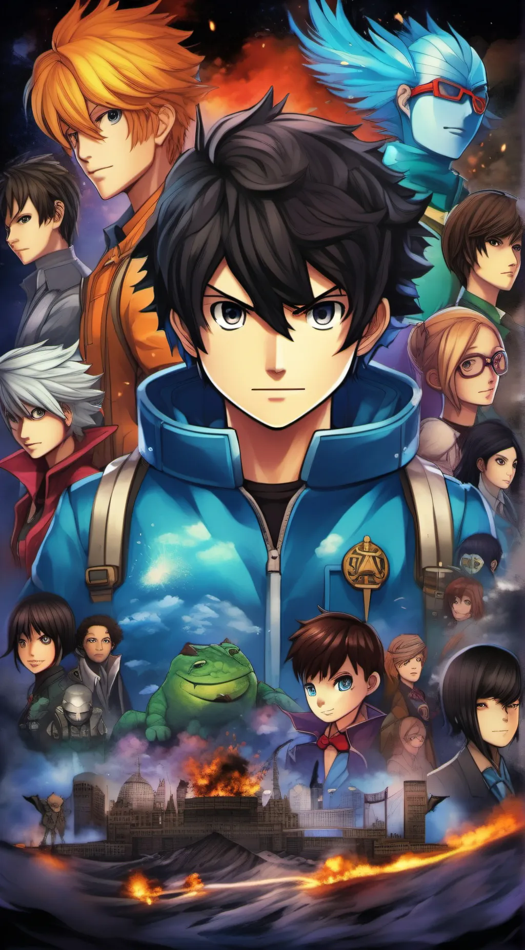 ai character: my hero academia  background