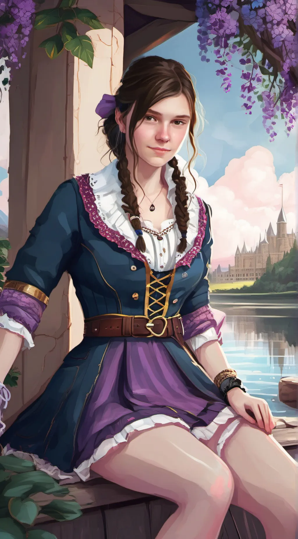 ai character: LiLa background