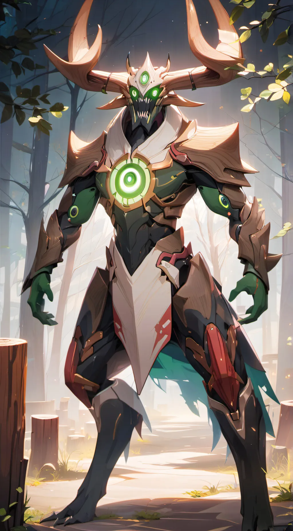 ai character: plant epic wubbox background