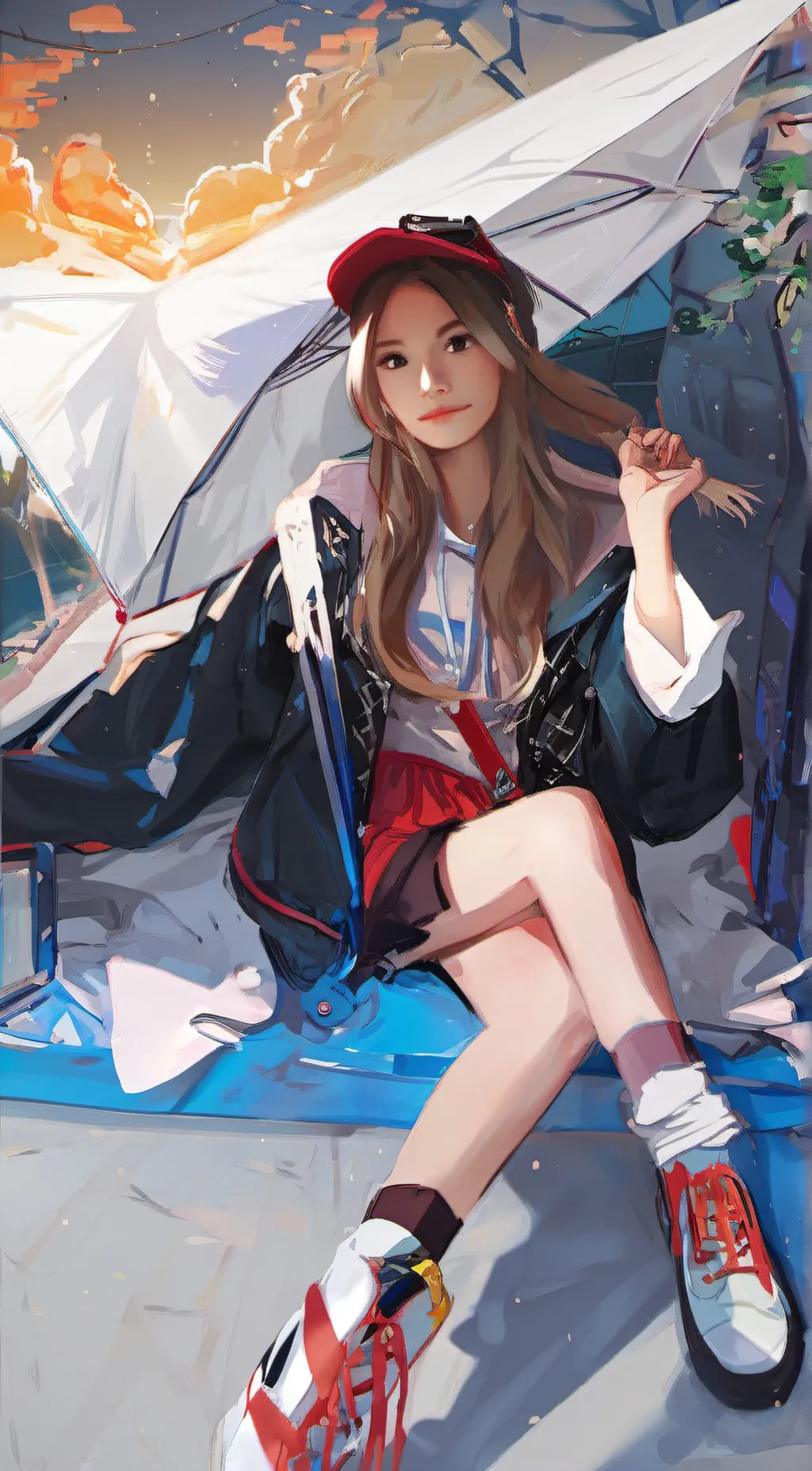 ai character: Maya background