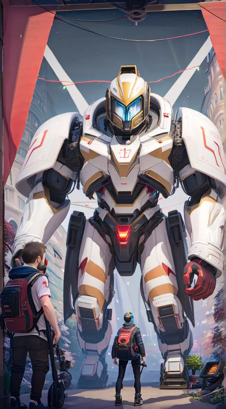 ai character: Titan speakerman  background