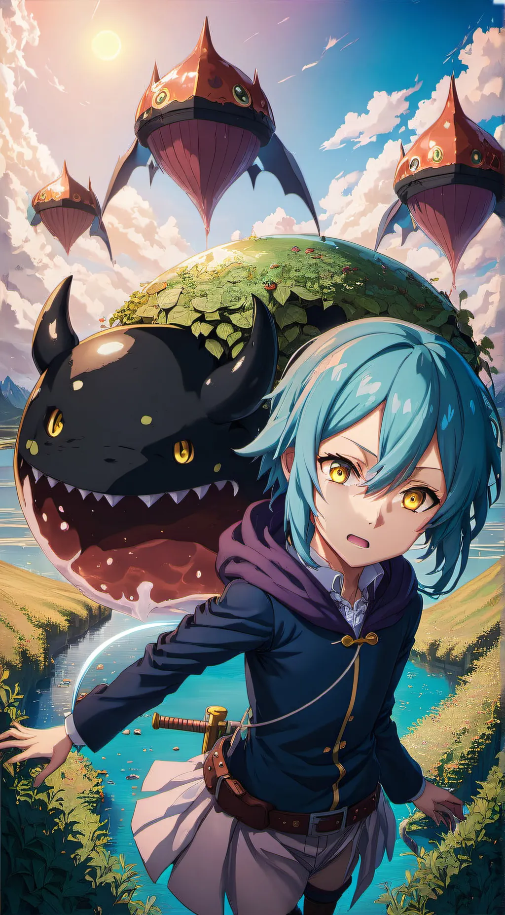 ai character: reincarnated slime background