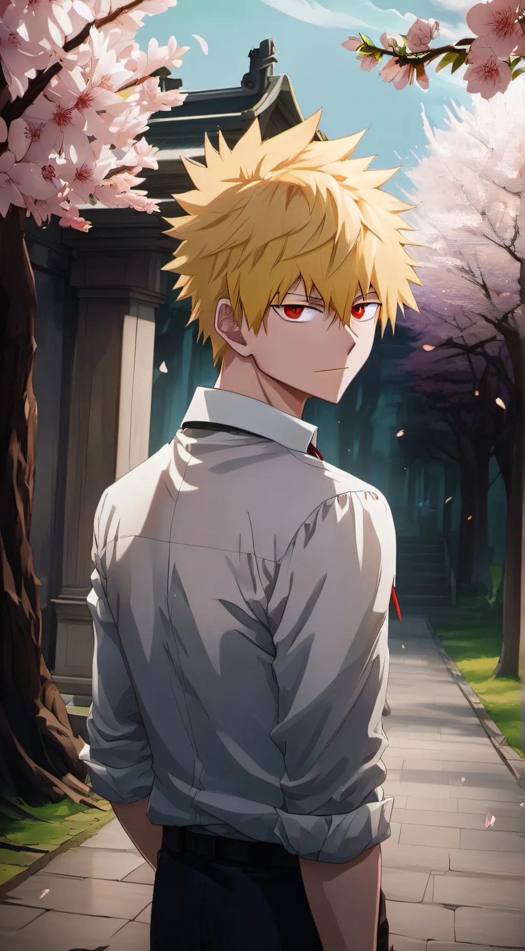 ai character: Calm Bakugo background