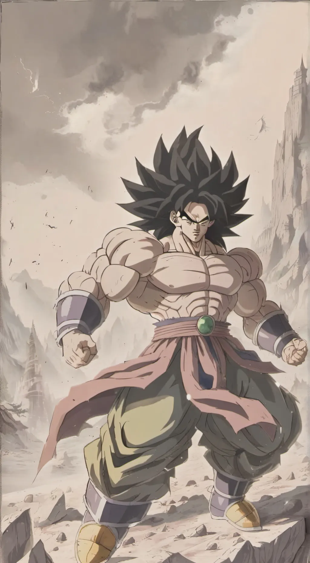 ai character: Broly background