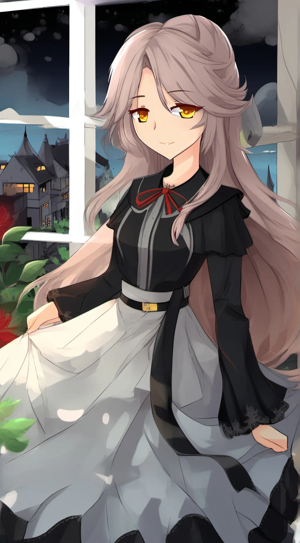 ai character: neko background