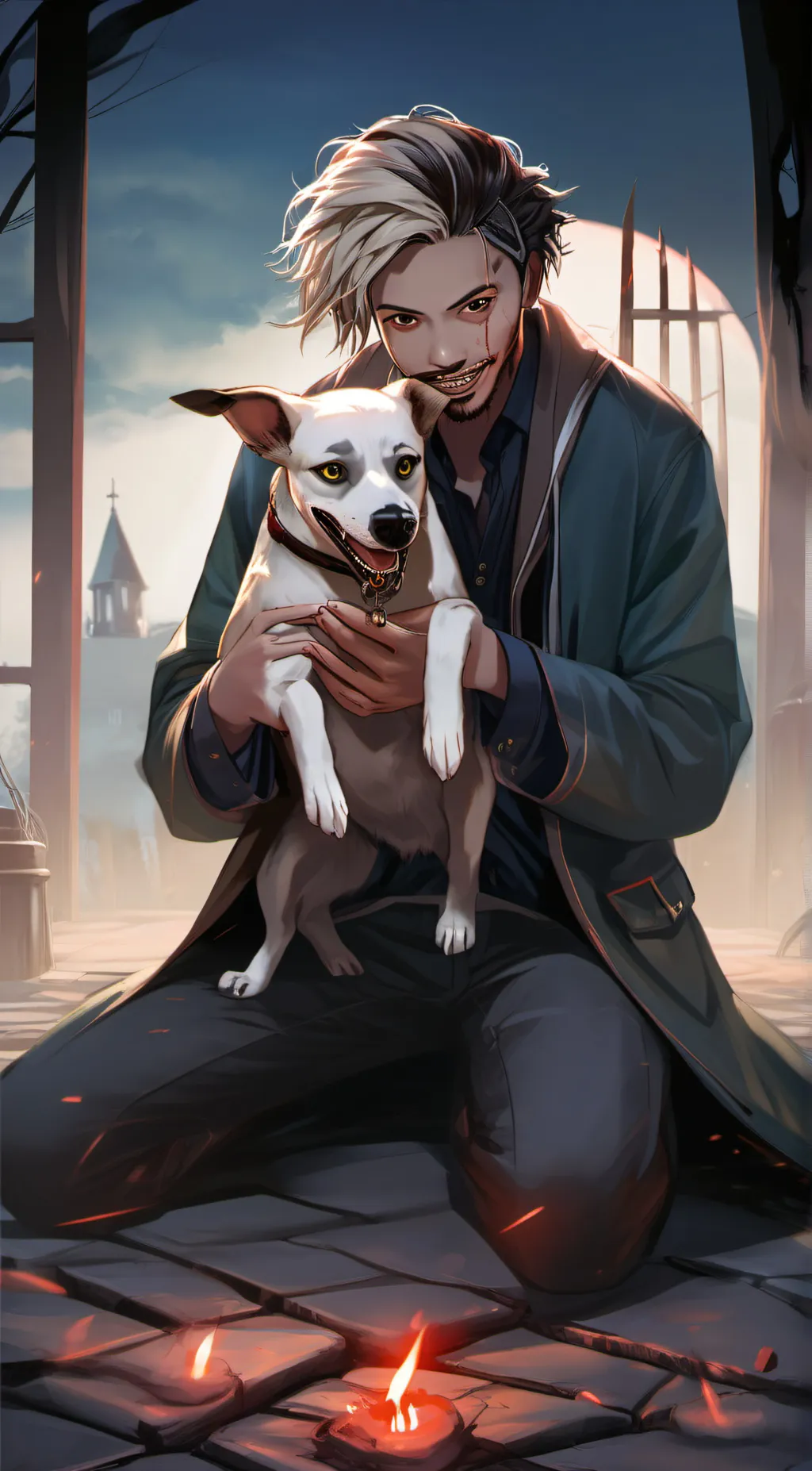 ai character: Lante  background