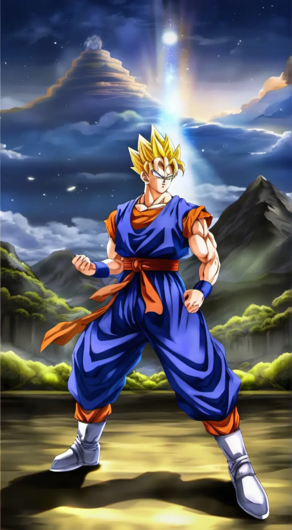 ai character: Gohan (future) background