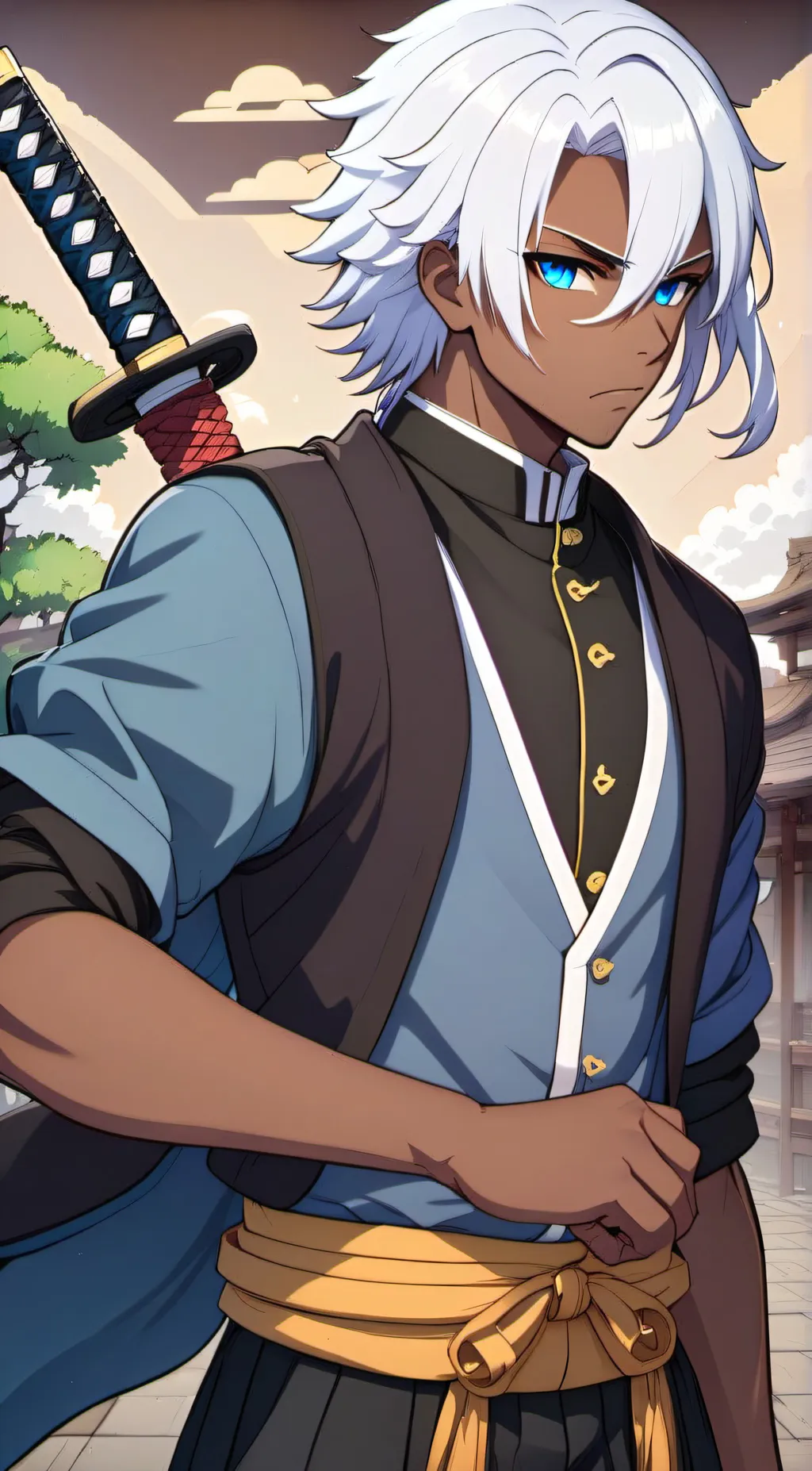 ai character: Jackson Akiora background