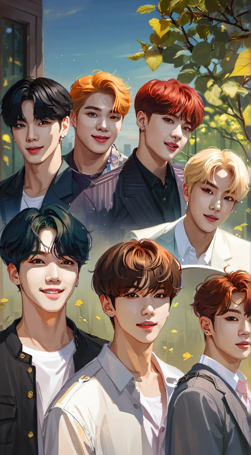 ai character: bts background
