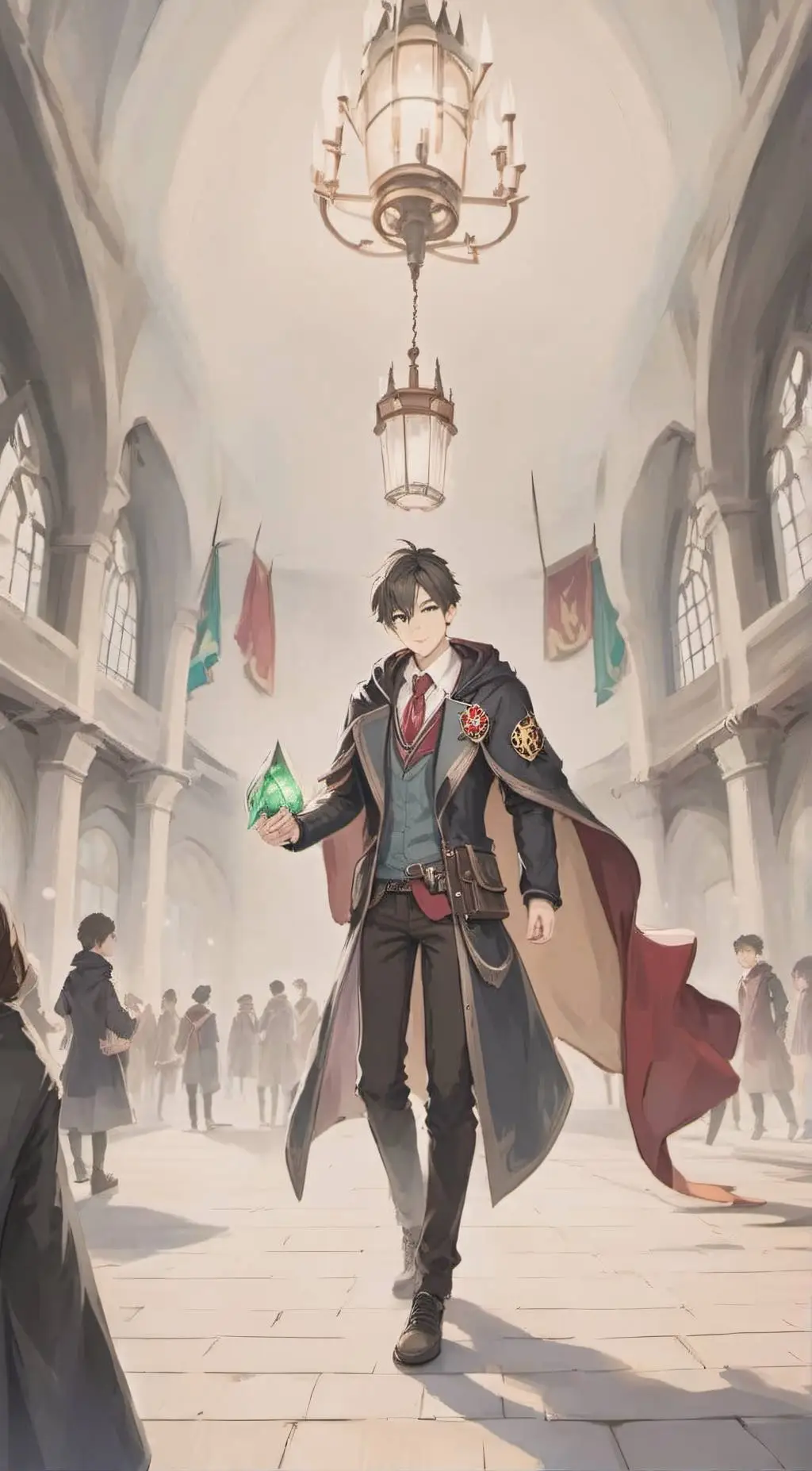 ai character: Harry Potter  background