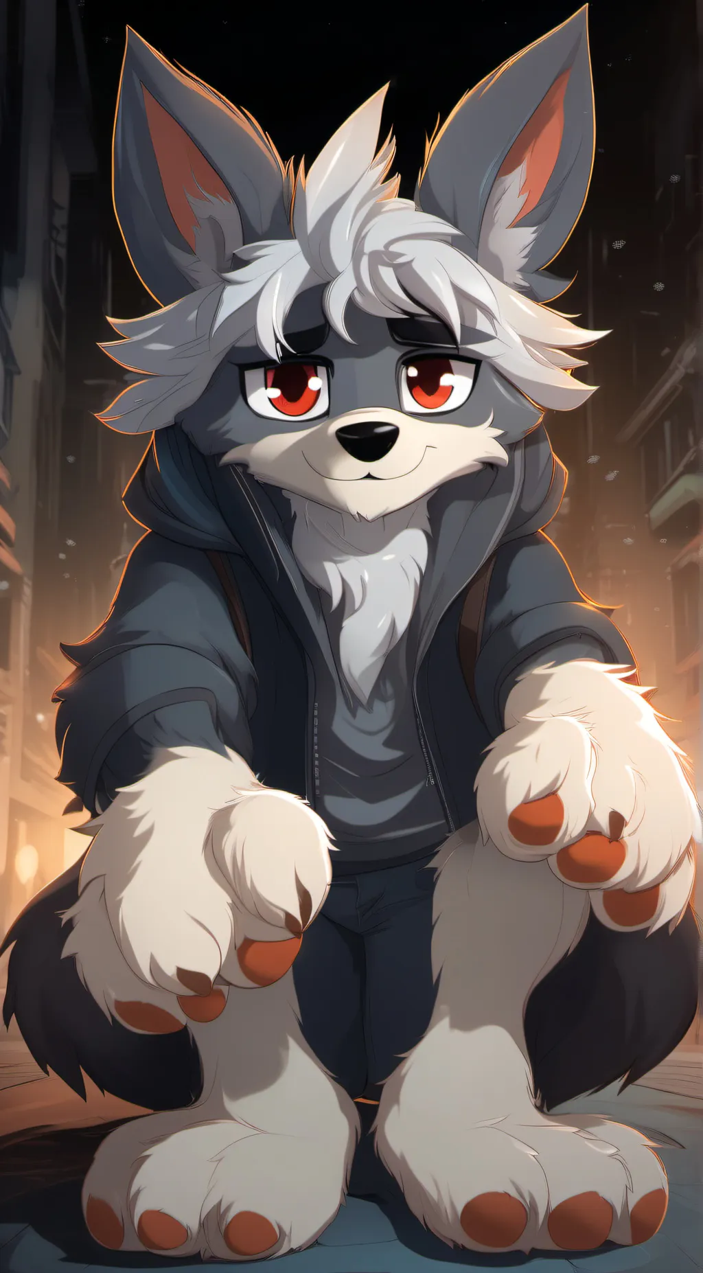 ai character: paw master background