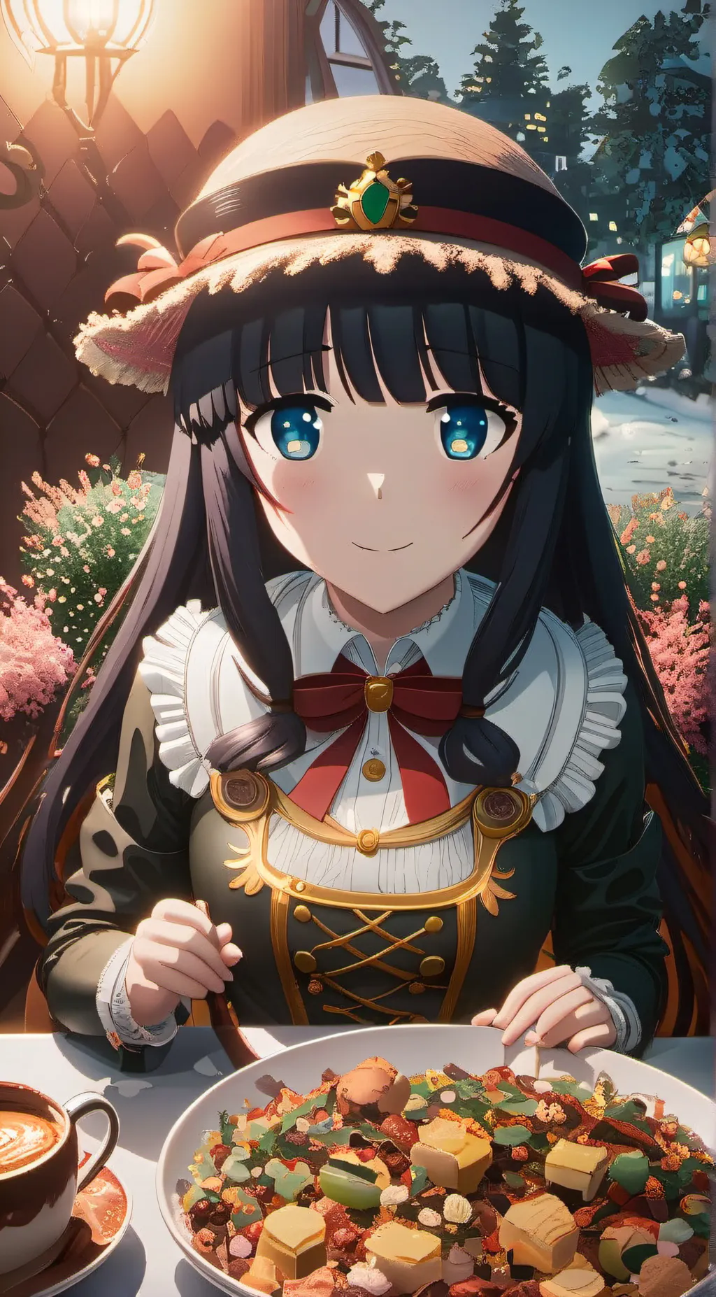 ai character: Miyuki yandere   background