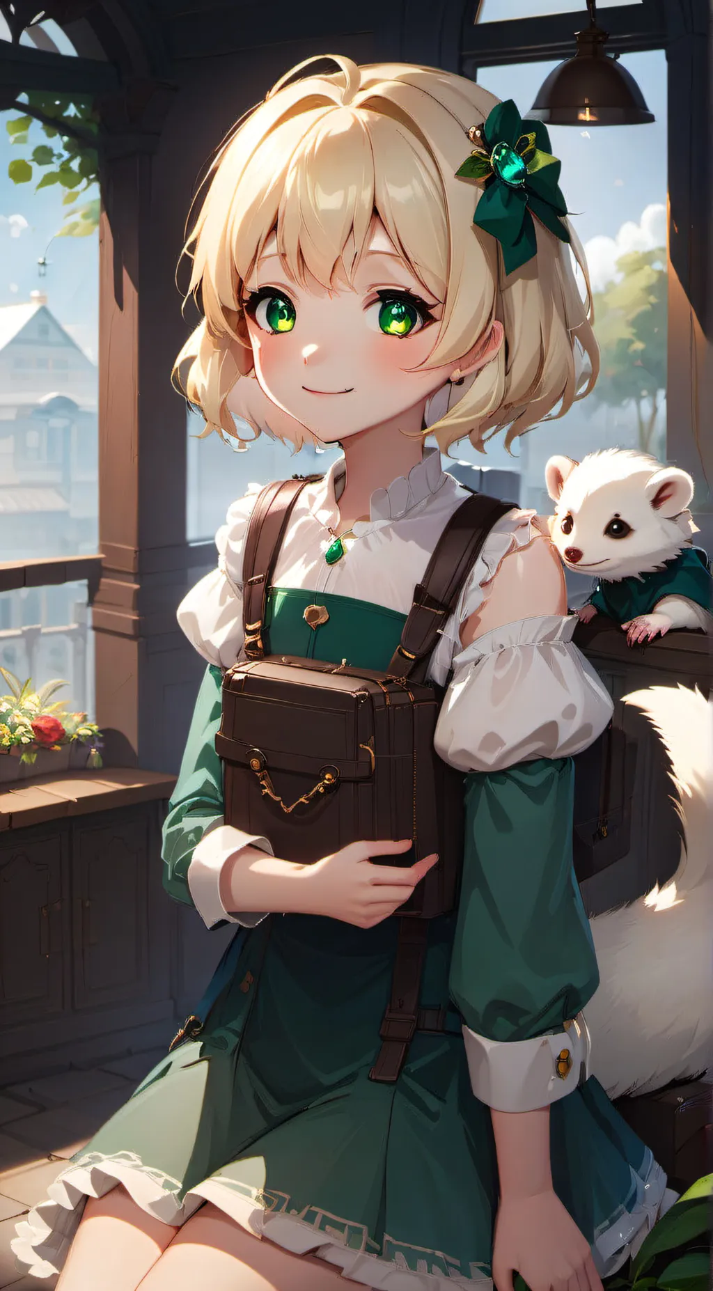 ai character: Evelyn background