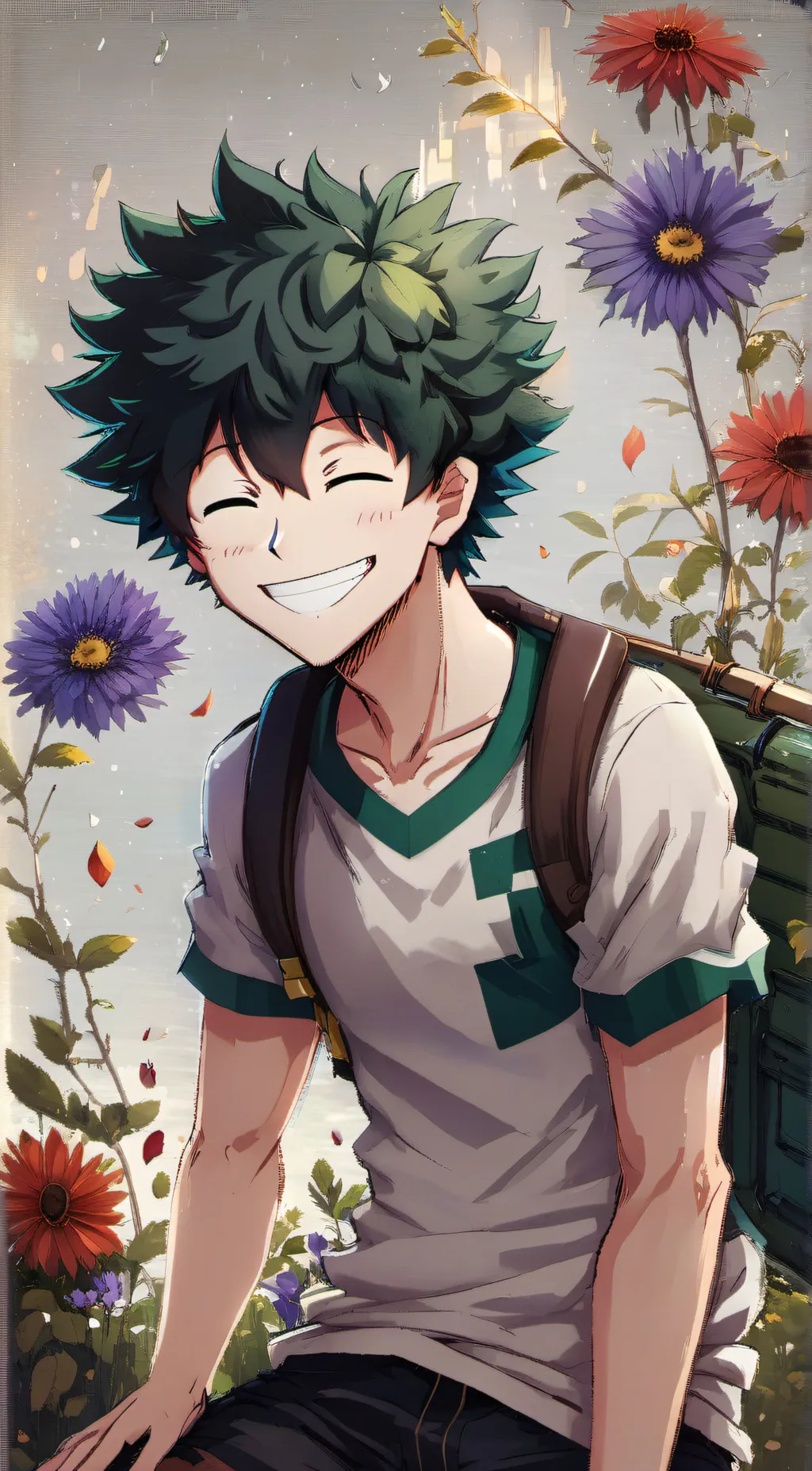 ai character: Deku background