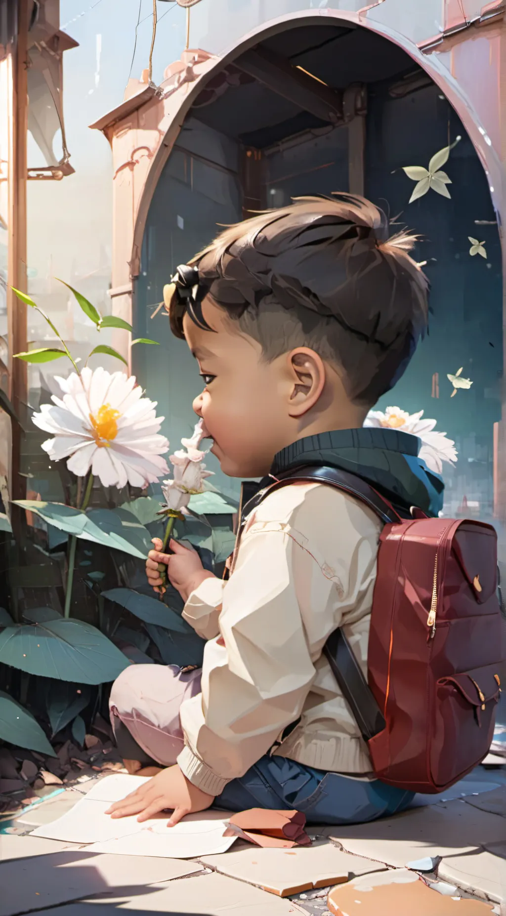 ai character: Kid background