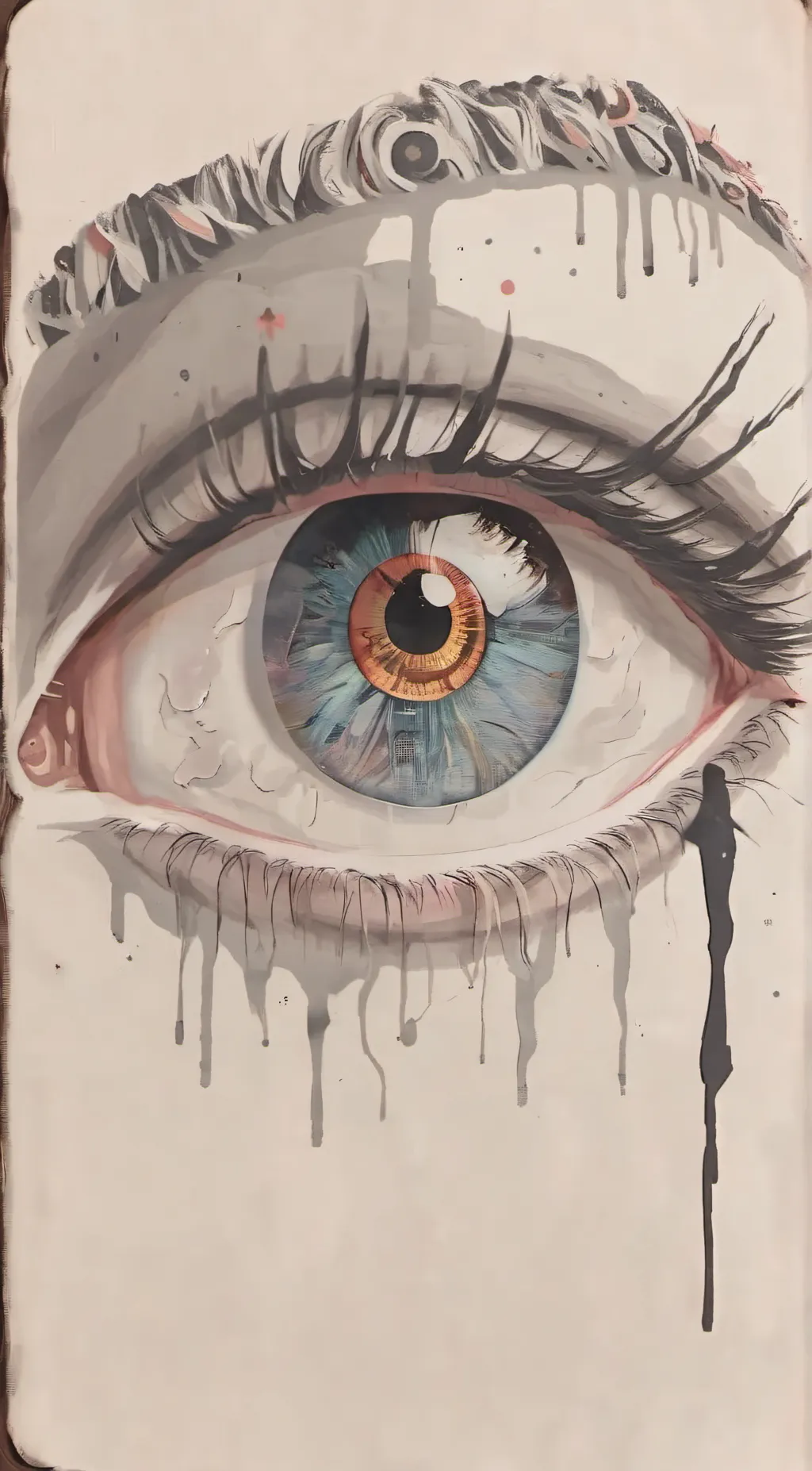 ai character: Eye background