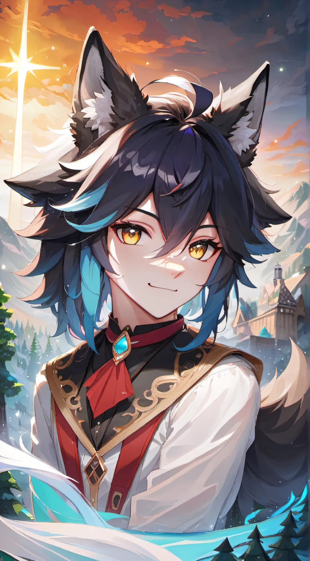 ai character: Ein  background