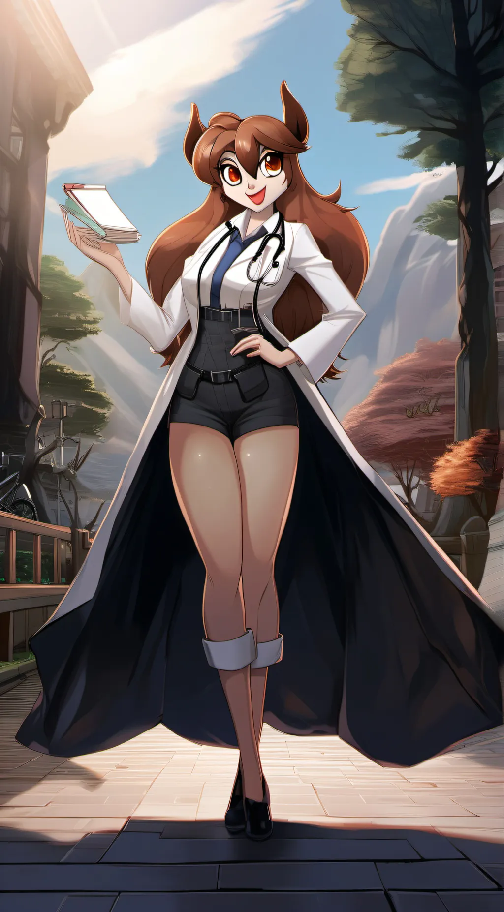 ai character: Eva background