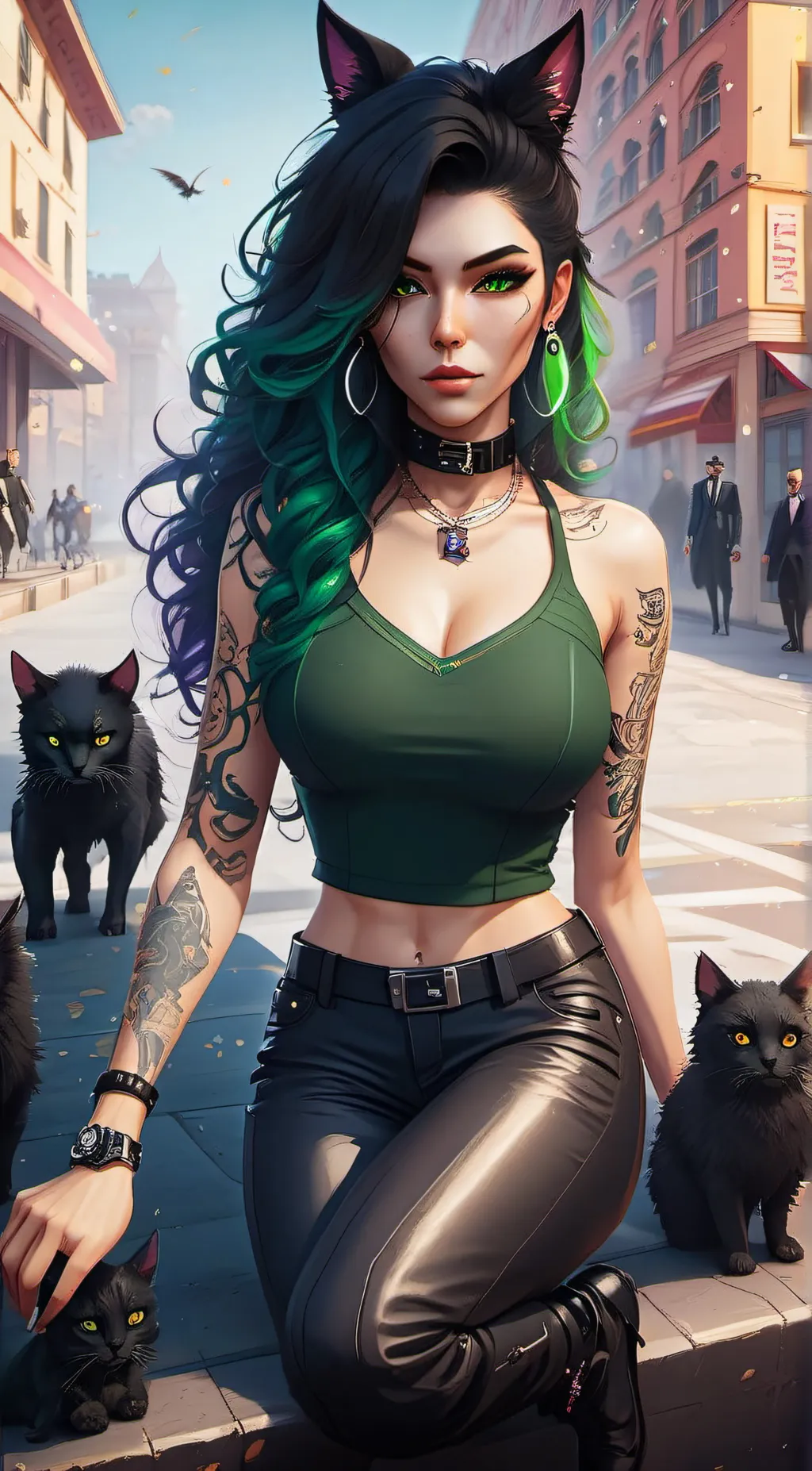 ai character: Skyla Armstrong background