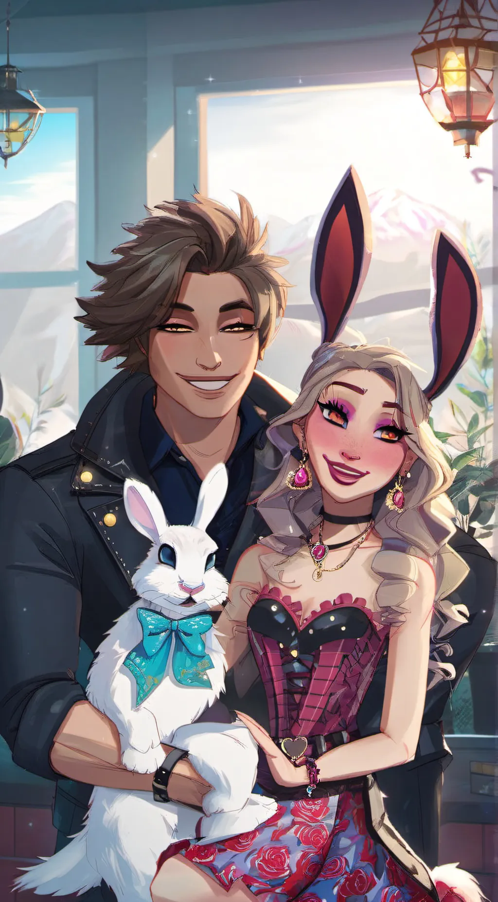 ai character: Rannxe and Cassie  background