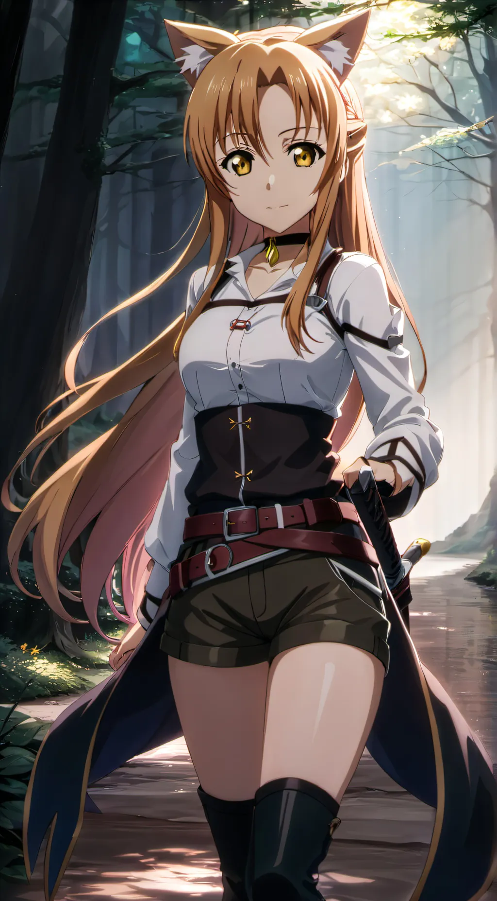 ai character: Asuna background