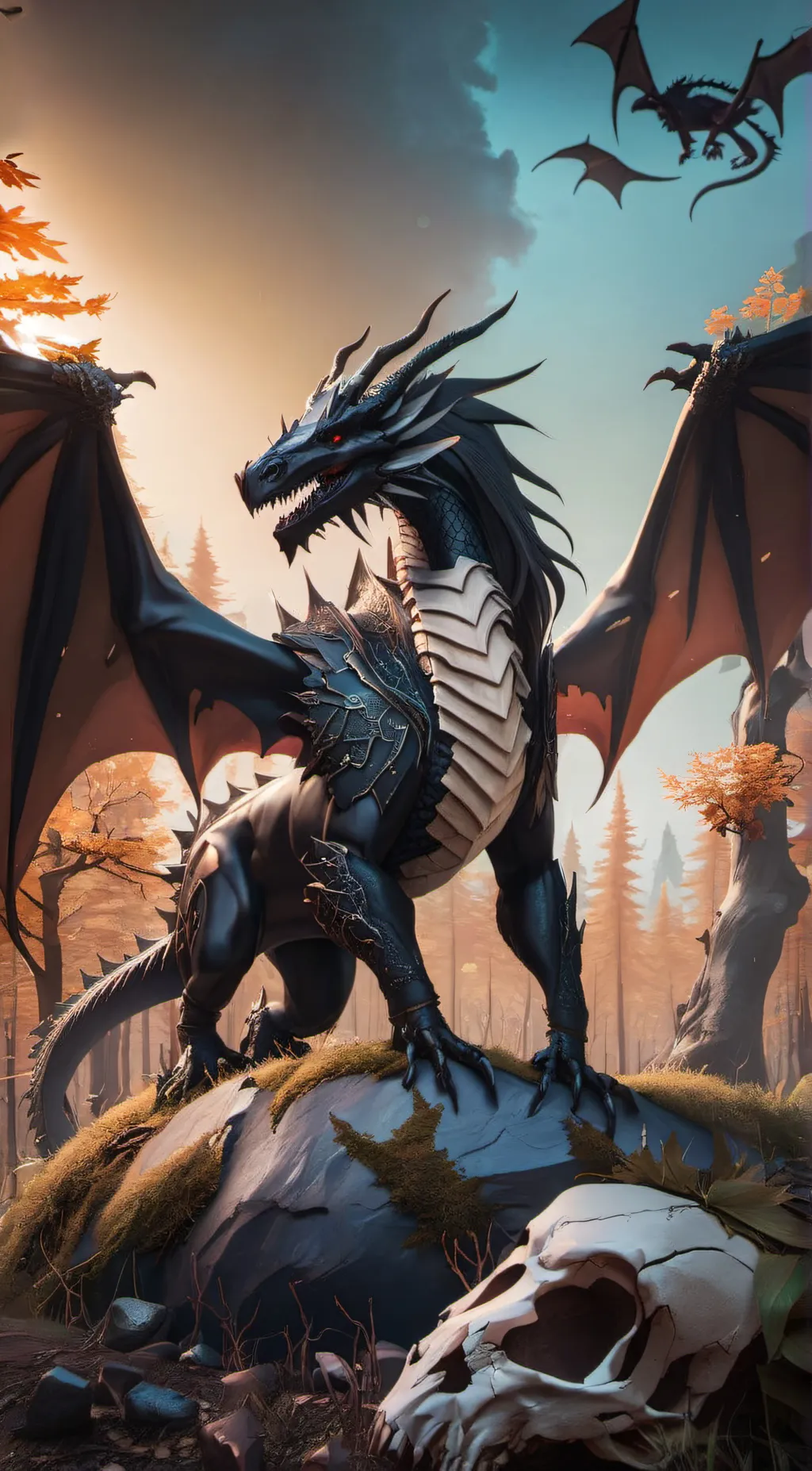 ai character: Death Dragon background