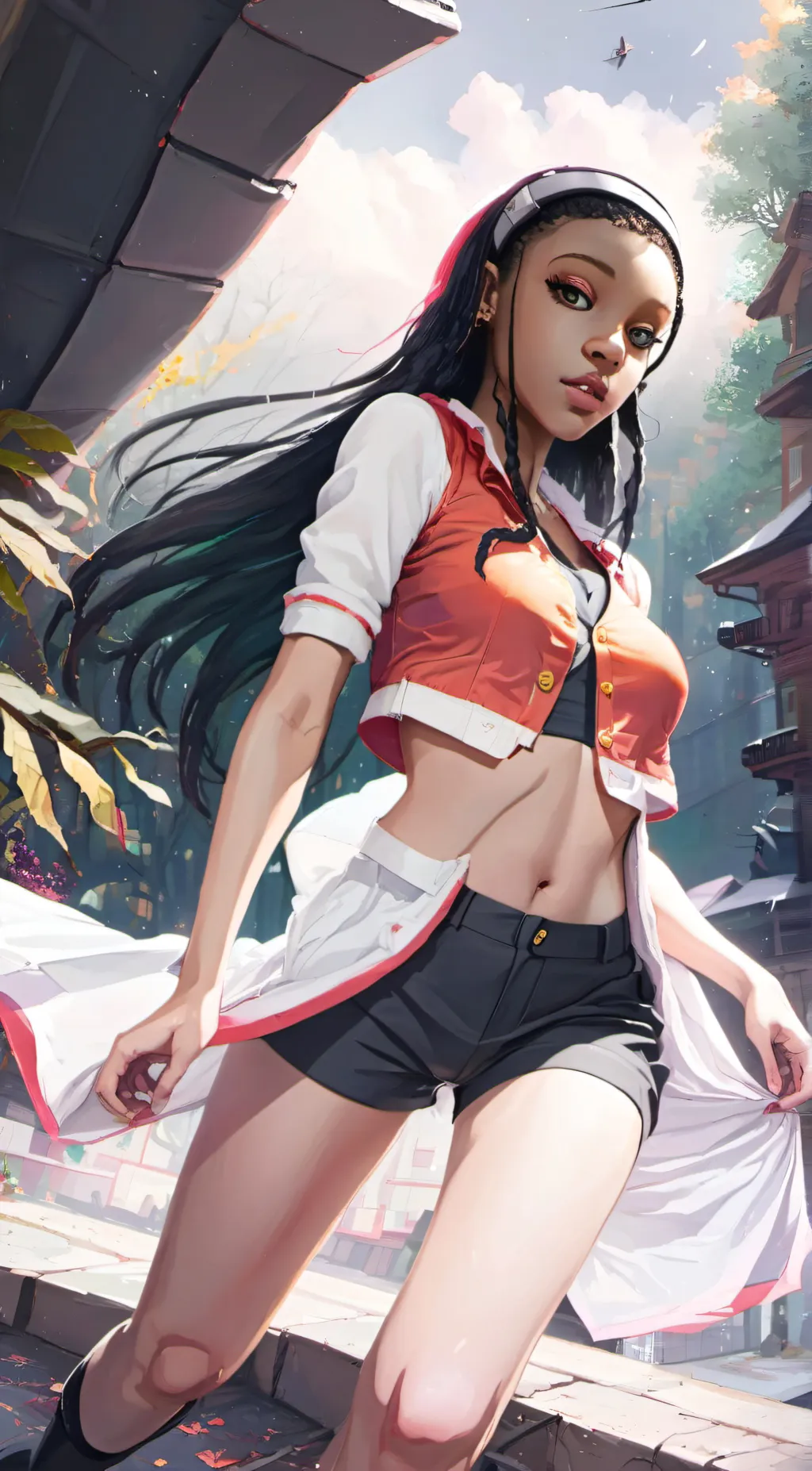 ai character: idol girlfriend GL background