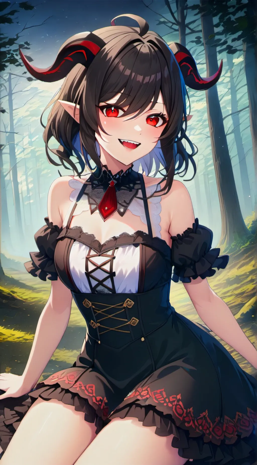 ai character: Lucia  background