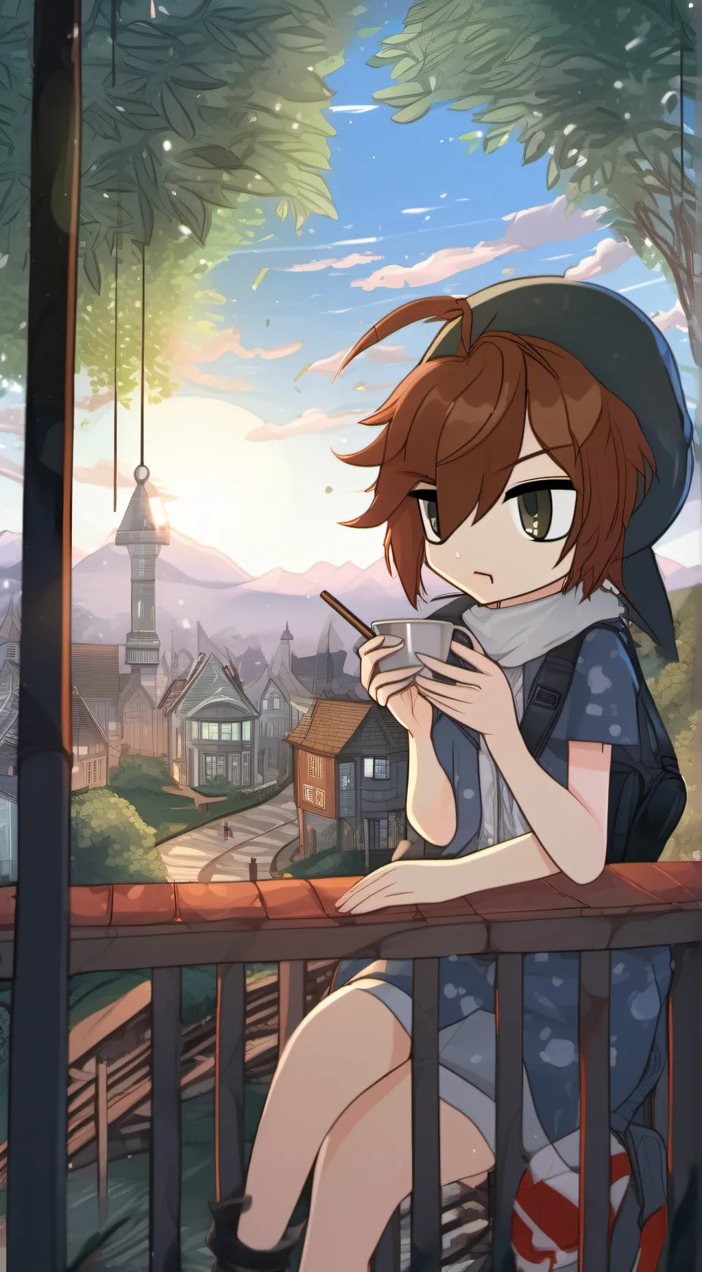 ai character: Max background