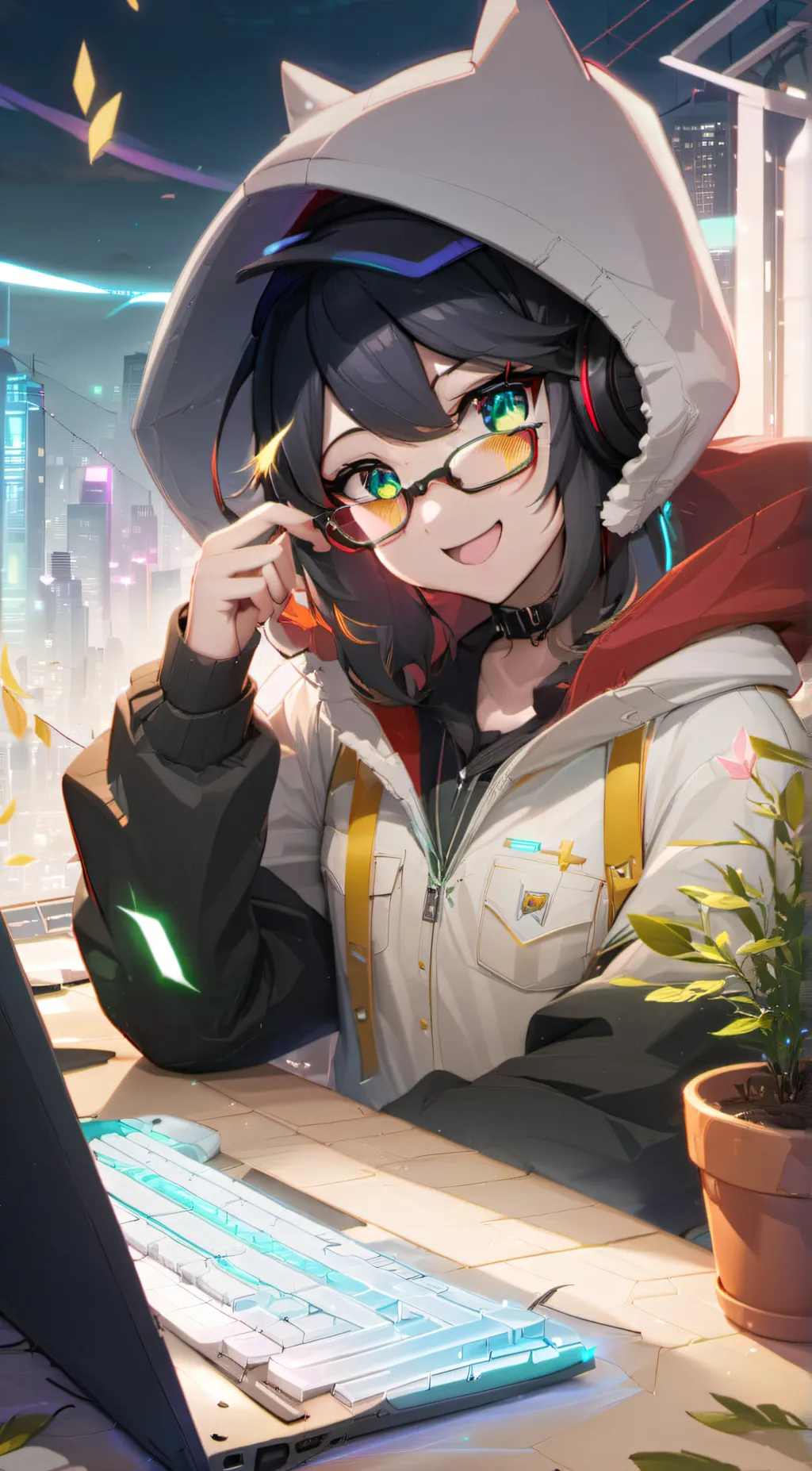 ai character: eveall background