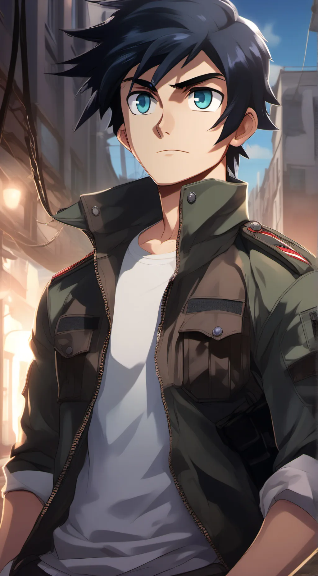 ai character: mikazuki augus background