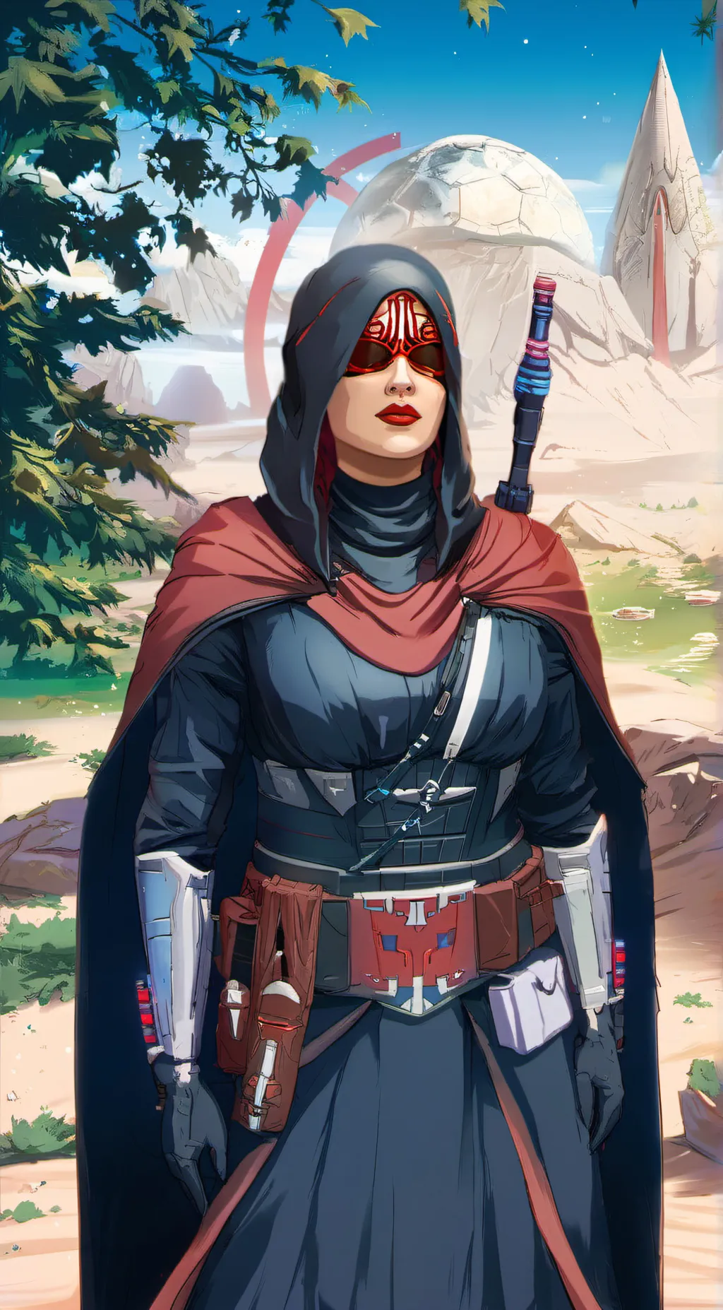 ai character: Visas Marr  background