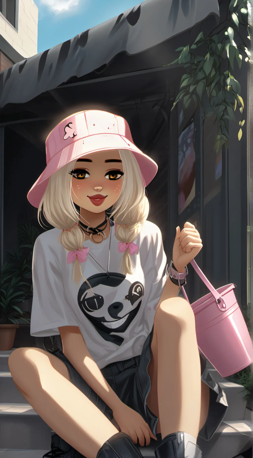 ai character: katie background